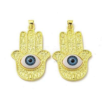 Real 18K Gold Plated Brass Pendants KK-L209-001G-05-1