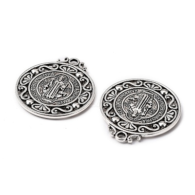 Tibetan Style Alloy Pendants TIBEP-PH0005-11AS-1