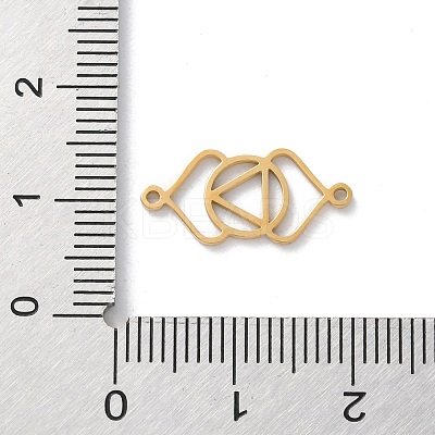 304 Stainless Steel Hollow Chakra Links LS-STAS-S149-05F-1
