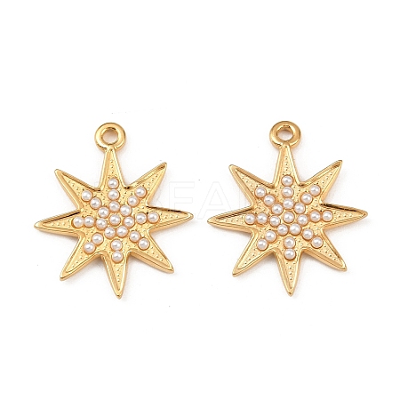 304 Stainless Steel Pendants STAS-C158-09G-1