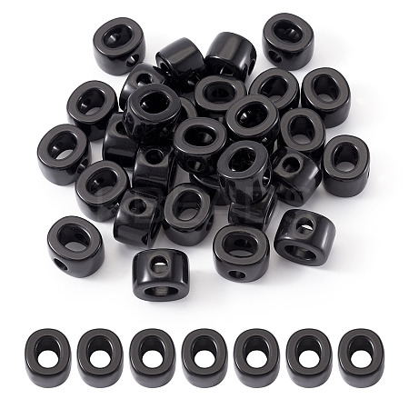 Acrylic European Beads OACR-TAC0013-14O-1