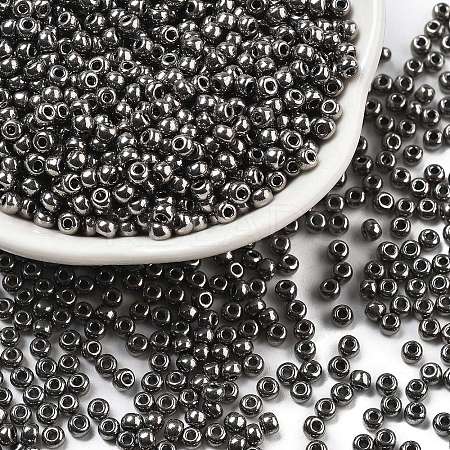 FGB 8/0 Grade A Round Glass Seed Beads SEED-Q008-3mm-F576-1