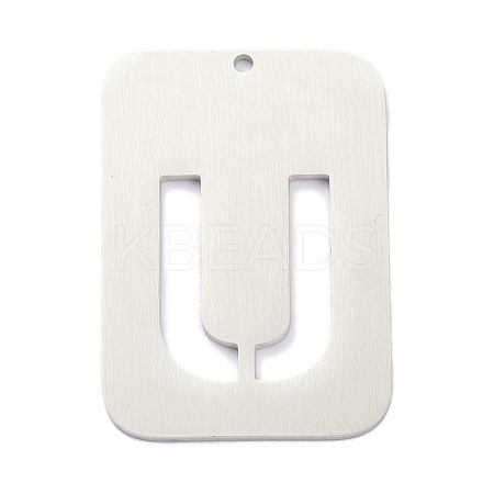Non-Tarnish 304 Stainless Steel Pendants STAS-K216-49U-P-1