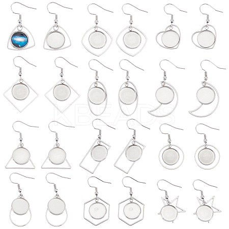 DIY Blank Dome Earring Making Kit DIY-UN0050-32-1