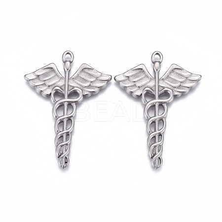 Non-Tarnish 304 Stainless Steel Pendants STAS-F249-13P-1