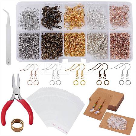 DIY Earring Making Finding Kit DIY-SZ0007-85-1