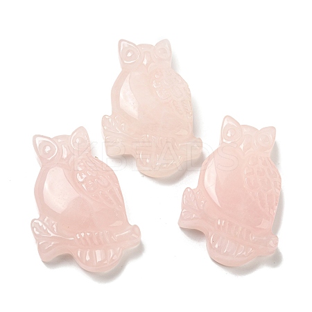 Natural Rose Quartz Pendants G-M417-08G-1