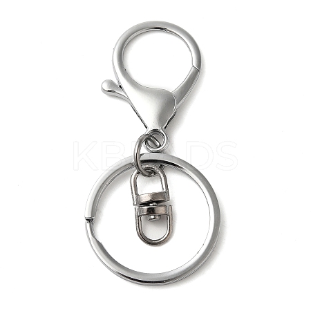 Alloy Keychain Clasp Findings X-KEYC-D050-03P-1
