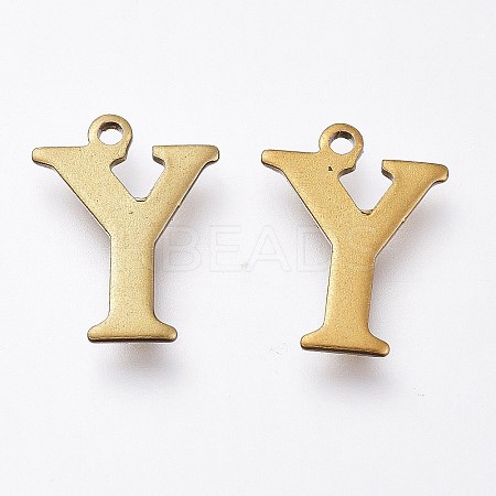 PVD Vacuum Plating  304 Stainless Steel Charms STAS-H112-Y-AB-1