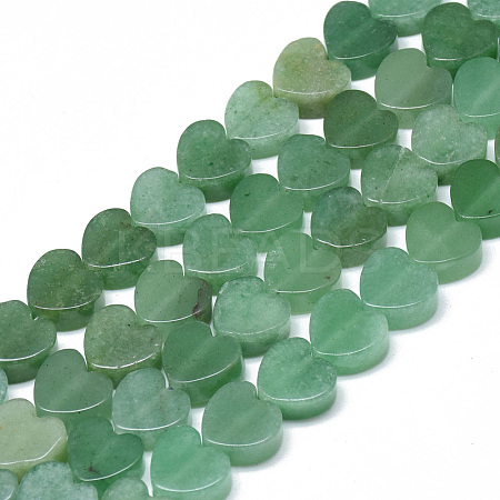Natural Green Aventurine Bead Strands G-T074-13-1
