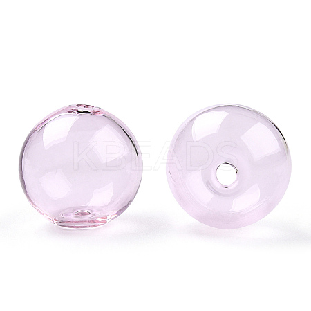 Transparent Blow High Borosilicate Glass Globe Beads LS-X-GLAA-T003-09A-1