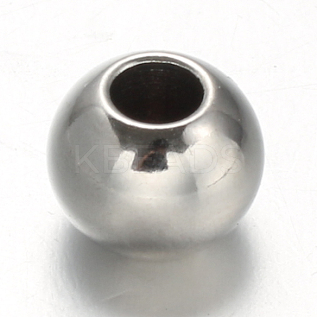 DanLingJewelry 304 Stainless Steel Rondelle Spacer Beads STAS-DL0001-01A-1
