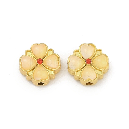 Alloy Resin Rhinestone Beads PALLOY-D369-20MG-01-1