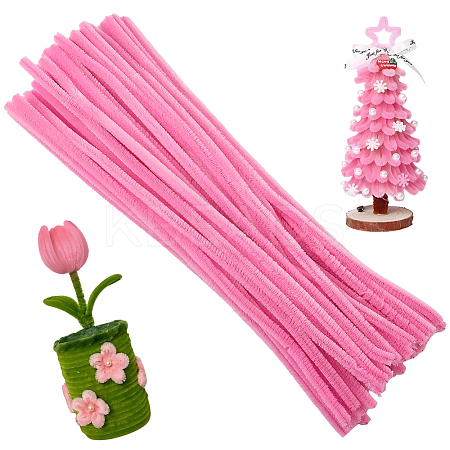 100Pcs DIY Plush Sticks FIND-SP0004-72F-1