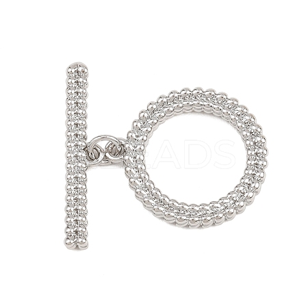Brass Toggle Clasps KK-G548-30P-1