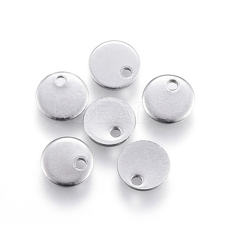 Tarnish Resistant 304 Stainless Steel Charms STAS-G124-27P-4mm-1
