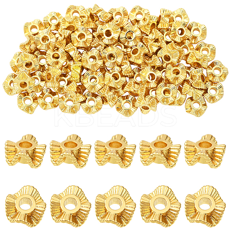80Pcs Brass Spacer Beads KK-BBC0020-77-1