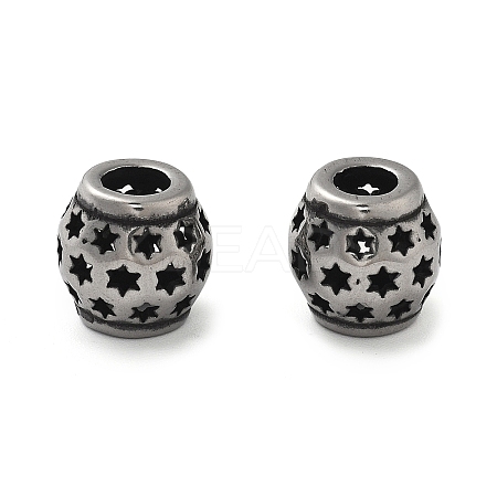 304 Stainless Steel European Beads STAS-V008-39AS-1