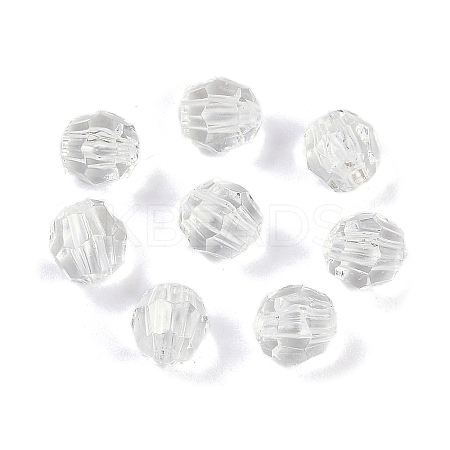Transparent Acrylic Beads OACR-Q015-03B-1