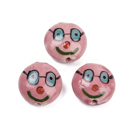Handmade Porcelain Beads PORC-I029-08D-1