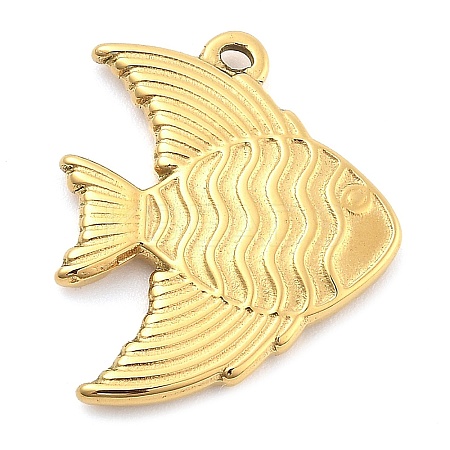 Ion Plating(IP) 304 Stainless Steel Pendants STAS-P379-08C-G-1
