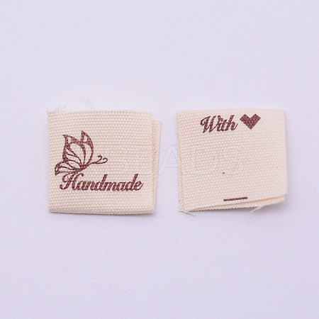 Cotton Labels FIND-WH0062-12C-1