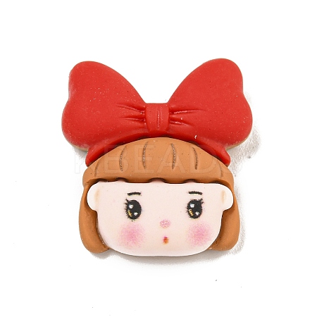 Christmas Theme Opaque Resin Decoden Cabochons CRES-B022-06G-1