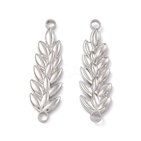 Non-Tarnish 304 Stainless Steel Connector Charms STAS-B031-40P-1