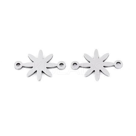 304 Stainless Steel Connector Charms STAS-P433-04P-1