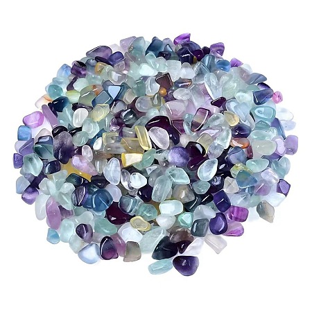 Natural Fluorite Tumbled Chips PW-WGA7DCE-04-1