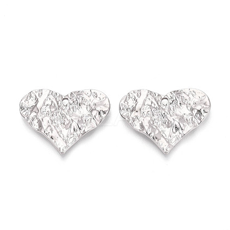 Rack Plating Textured Alloy Pendants PALLOY-T095-14P-1