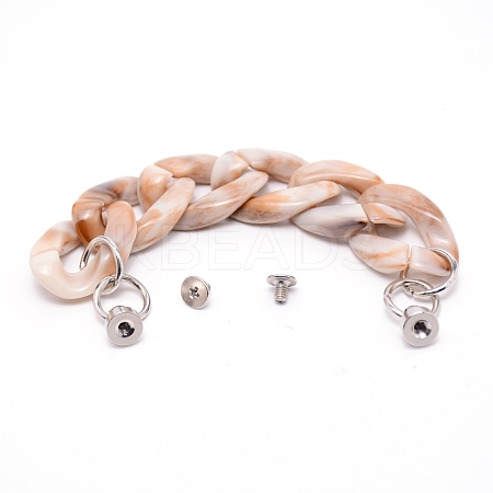 Acrylic Beads Phone Case Chain AJEW-WH0235-10A-1