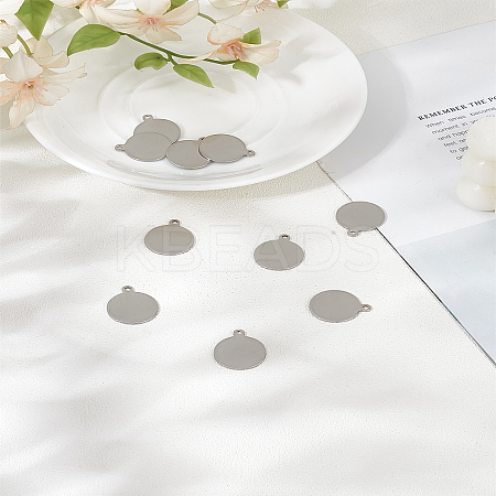 10Pcs Stainless Steel Stamping Blank Tag Pendants STAS-LP0002-76-1