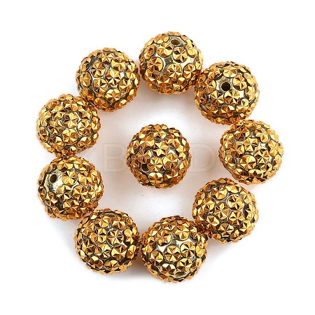 10Pcs Opaque Acrylic Beads OACR-YW0003-35N-1