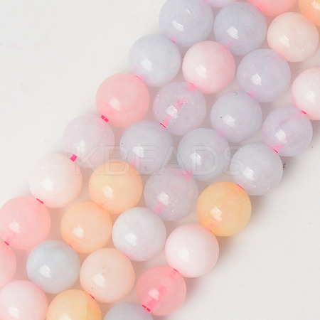 Natural Quartz Beads Strands G-T129-10-10mm-1