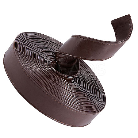 Flat PU Imitation Leather Cord LC-WH0006-05B-01-1