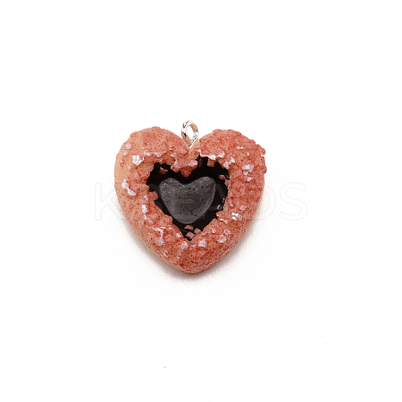 Opaque Resin Pendants RESI-CJC0017-12-1