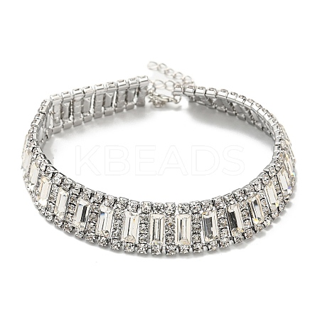 Crystal Rhinestone Choker Necklaces LS-NJEW-L176-01P-1