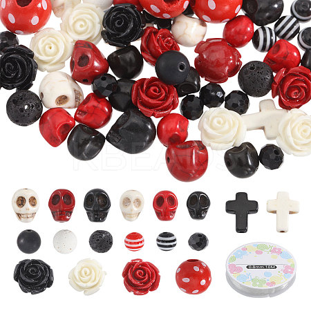 Halloween Theme DIY Jewelry Making Kits DIY-CA0007-72-1