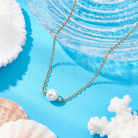 Mother's Day Jewellery Natural Cultured Freshwater Pearl Pendant Necklaces X-NJEW-JN05134-02-1