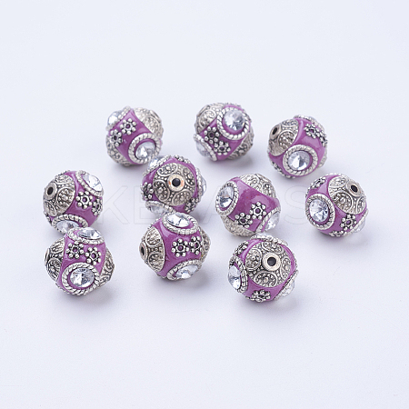 Handmade Indonesia Round Beads IPDL-R400-14-1