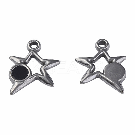 304 Stainless Steel Charms STAS-N087-51-04P-1