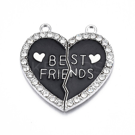 Alloy Enamel Split Pendant LS-ENAM-S130-25A-1