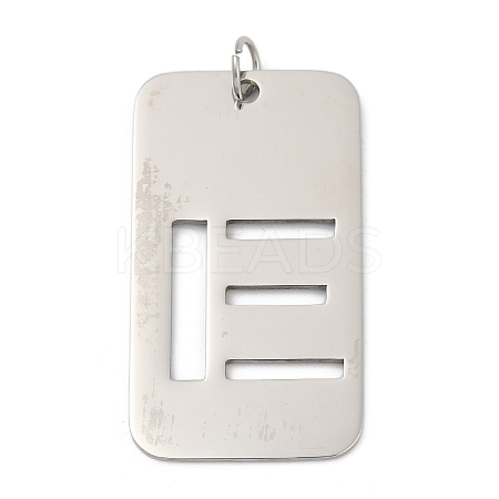 304 Stainless Steel Pendants LS-STAS-M115-01P-E-1