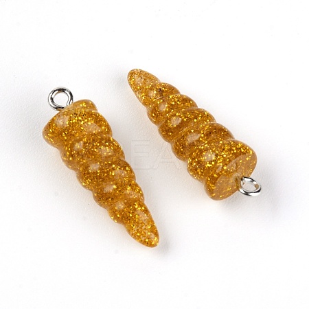 Resin Pendants RESI-WH0014-45D-1