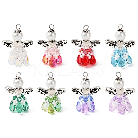 Glass Pendants PALLOY-MZ00780-1