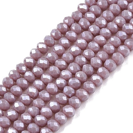 Electroplate Glass Beads Strands EGLA-A044-P2mm-A13-1