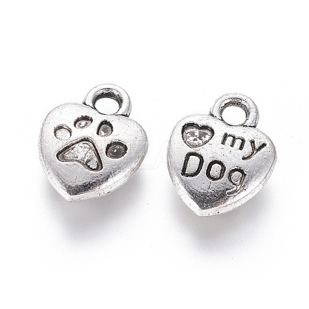 Tibetan Style Alloy Charm Enamel Settings LS-TIBEP-23882-AS-FF-1
