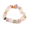 Natural Amethyst & Rose Quartz & Quartz Crystal & Citrine Beads Strands G-I283-F22-3