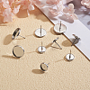 304 Stainless Steel Stud Earrings Findings STAS-CJ0001-52-5